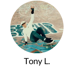 Video surfskate Tony